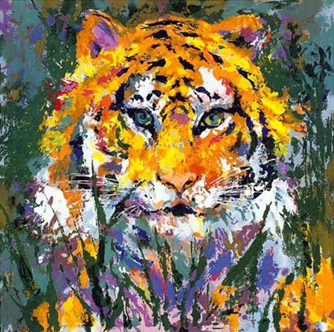 Leroy Neiman Portrait of the Tiger